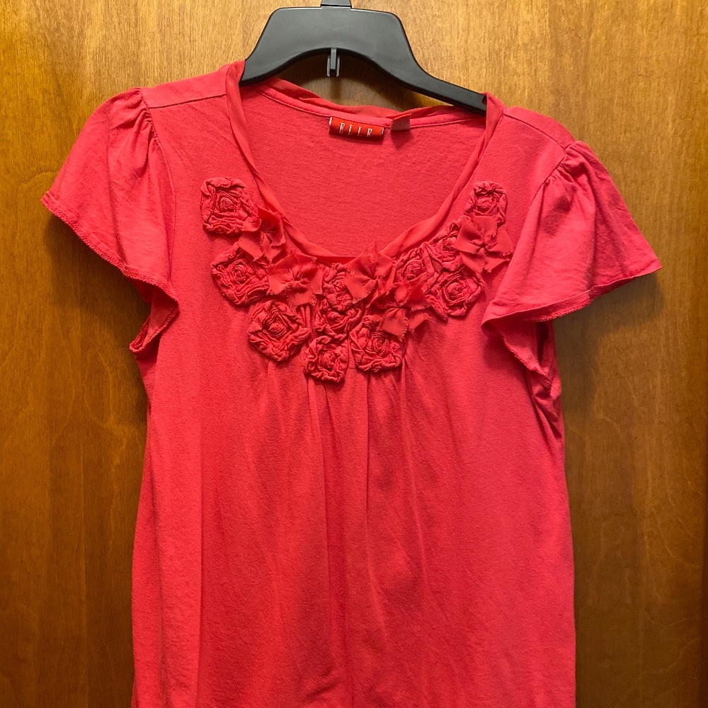 Elle Pink Detailed T shirt - Size M